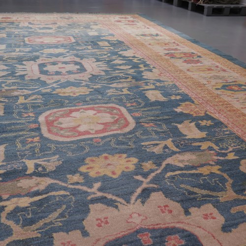 Vintage Ziegler Sultanabad Carpet