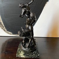 Bronze sculpture: 'Rape of the Sabine Women'