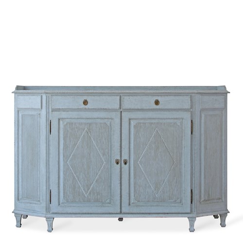 Stockholm Made Gustavian Trapezoid Sideboard