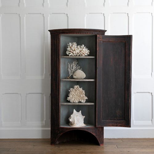 Gustavian Corner Cabinet