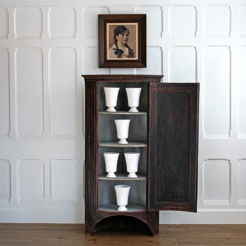 Gustavian Corner Cabinet