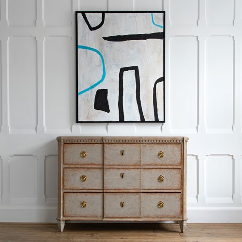 Gustavian Breakfront Chest