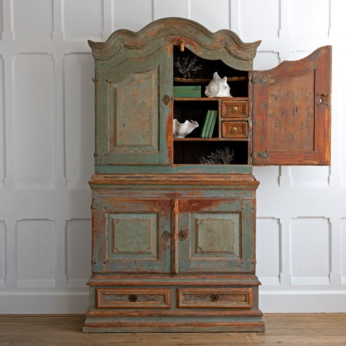 Rococo Cabinet In Original Paint