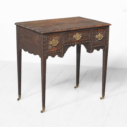 George III Style Oak Lowboy