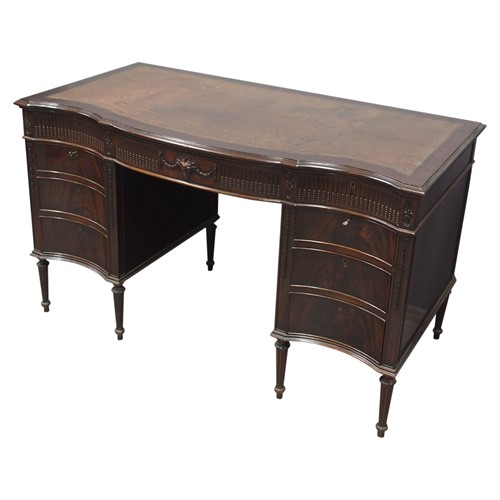 Adams Style Mahogany Desk