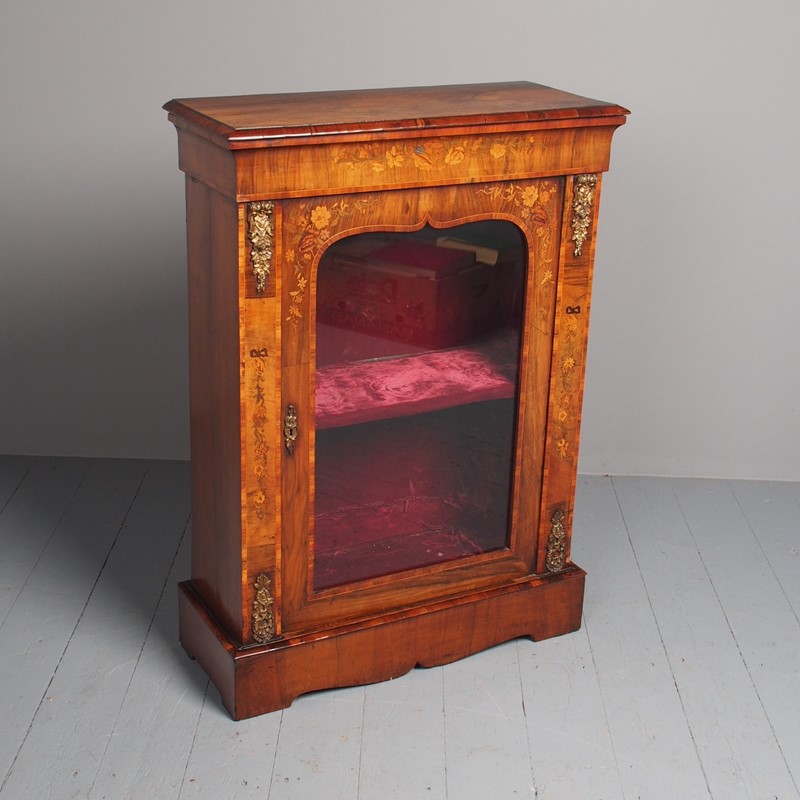 Antique Marquetry Inlaid Walnut Pier Cabinet-georgian-antiques-1-antique-pier-cabinet-main-637520078068779845.JPG