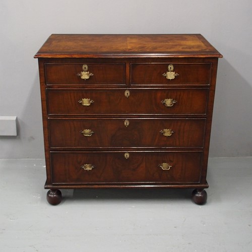 George III Walnut Chest of Drawers