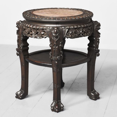 Chinese 2 Tier Plant Stand