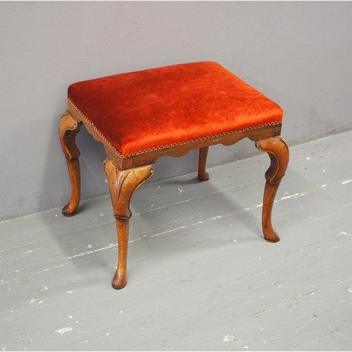 George I Style Walnut Stool