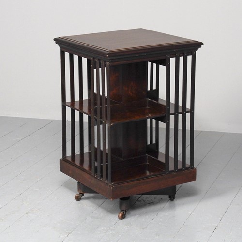 Victorian Rosewood Revolving Bookcase