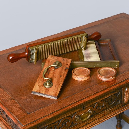 Victorian Mahogany and Brass Pill Maker