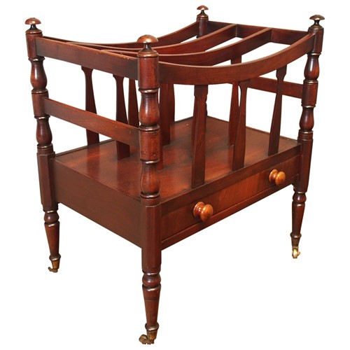 George IV Mahogany Bowed Canterbury