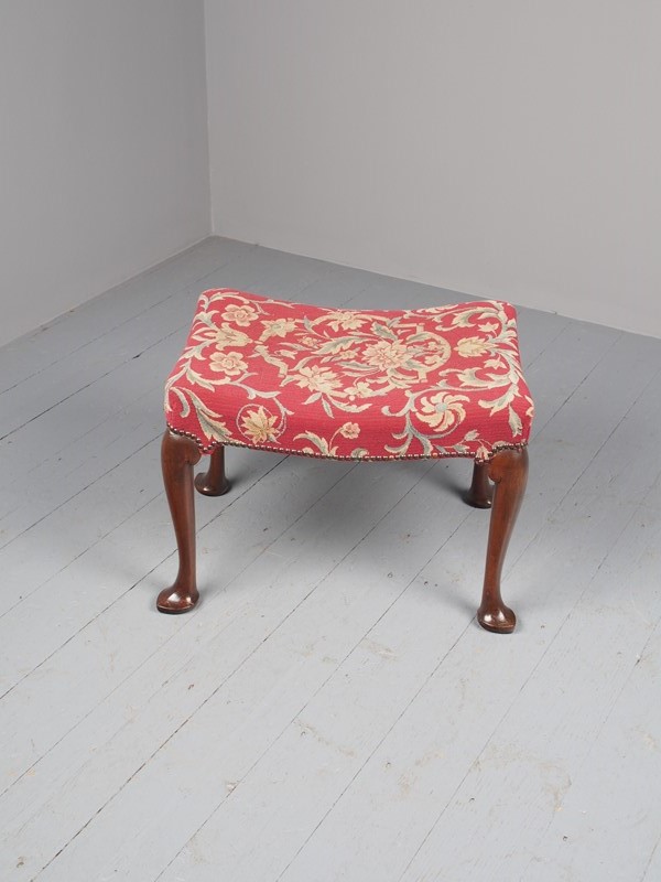 Antique Georgian Style Mahogany Stool-georgian-antiques-2-antique-stool-main-637581480791301887.JPG