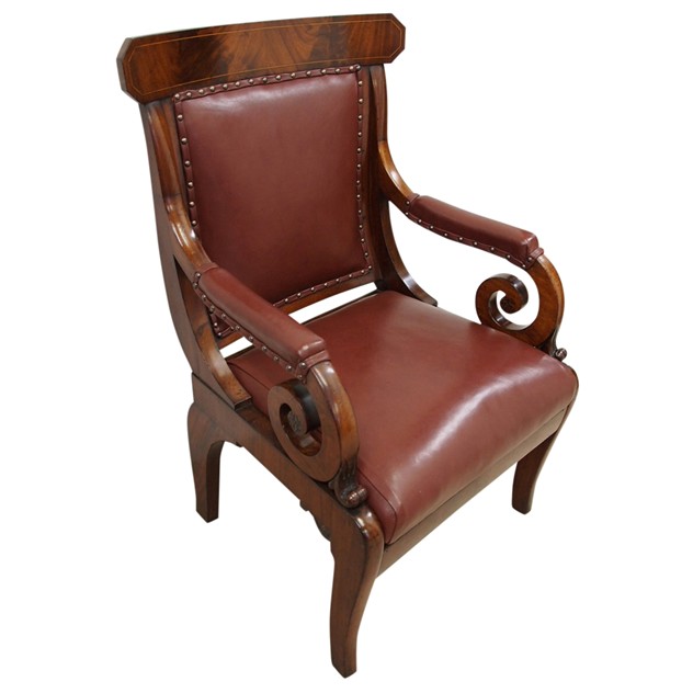  William IV Mahogany and Inlaid Library Chair-georgian-antiques-25521_main_636396109400687239.jpg