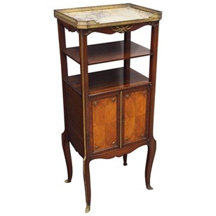 French Marble Top Etagere