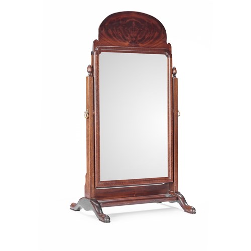 Mahogany Toilet Mirror By Whytock & Reid Of Edinburgh