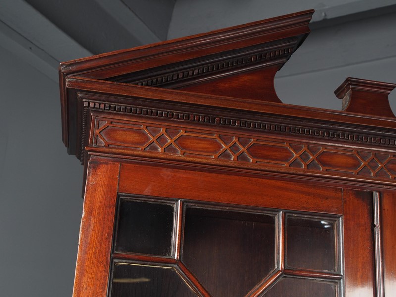 Antique George III Mahogany Bureau Bookcase-georgian-antiques-4-main-637575504513552887.jpg