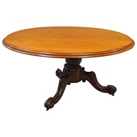 George II Style Circular Mahogany Dining Table