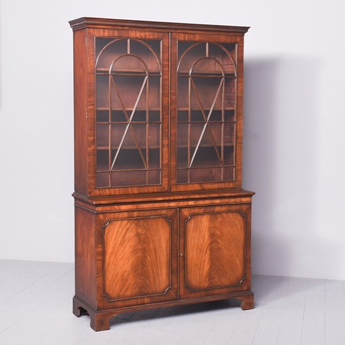Georgian Style Cabinet Bookcase