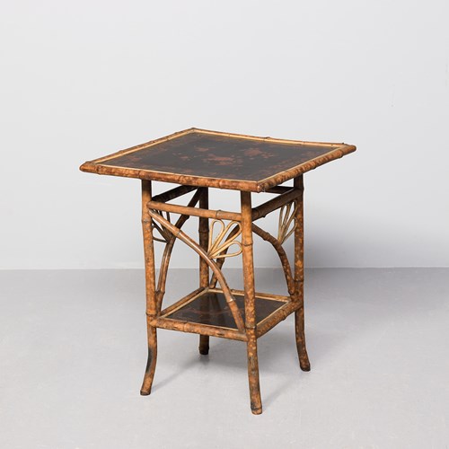 Two-Tier Bamboo Occasional Table