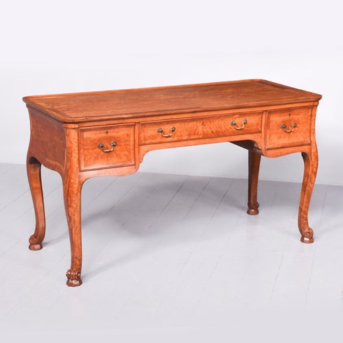 Whytock & Reid Of Edinburgh Satinwood Desk