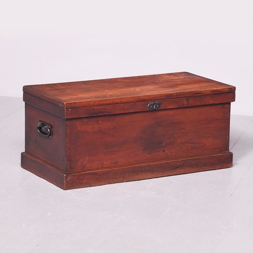 George IV Solid Teak Trunk
