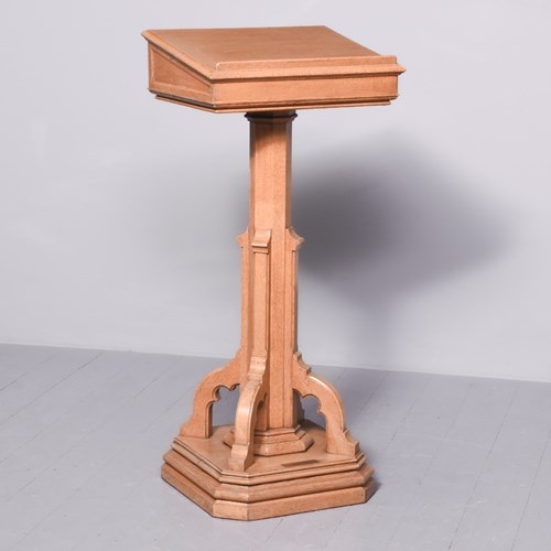Honey Coloured Oak Lectern