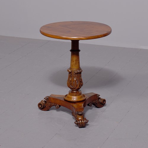 Fine Quality Carved Mahogany William 4Th Wine Table