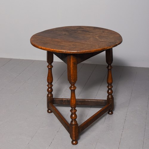 George III Oak Cricket Table