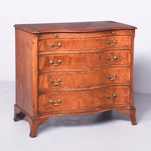 Serpentine Fronted Georgian Style Chest