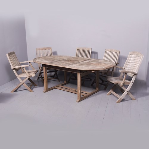 6 Piece Teak Garden Set