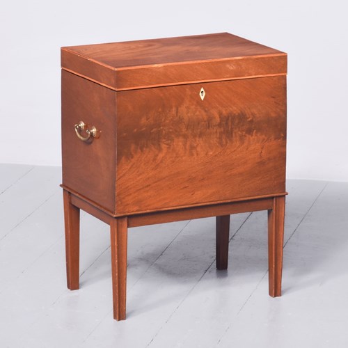 Georgian Style Sewing Box On Stand