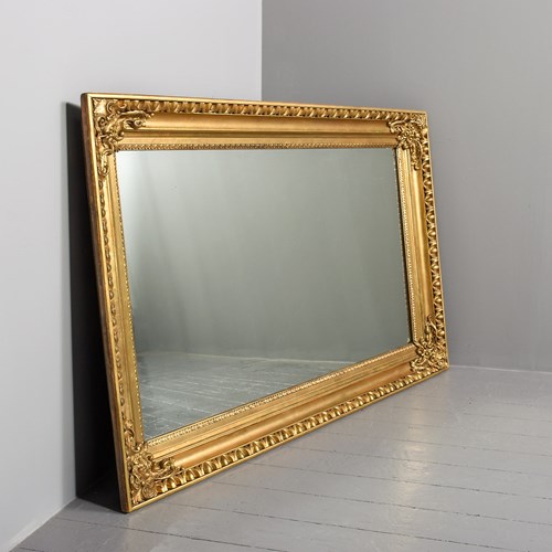 Large Carved & Gilded Mirror