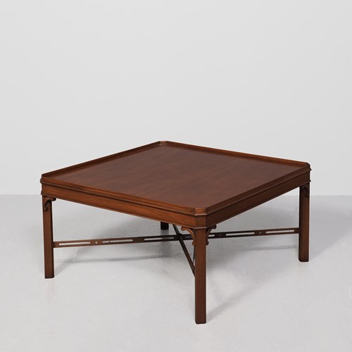 Large Mahogany Coffee Table By Arthur Brett Of Norwich