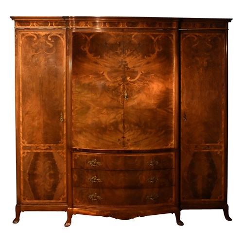 Walnut Wardrobe By Whytock & Reid Of Edinburgh.