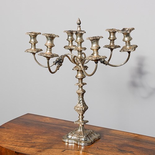 A Six-Arm Epns Candelabra