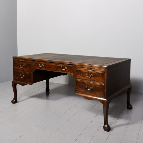 Mahogany Desk By Whytock & Reid Of Edinburgh