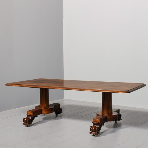 Large Regency Rosewood Coffee Table