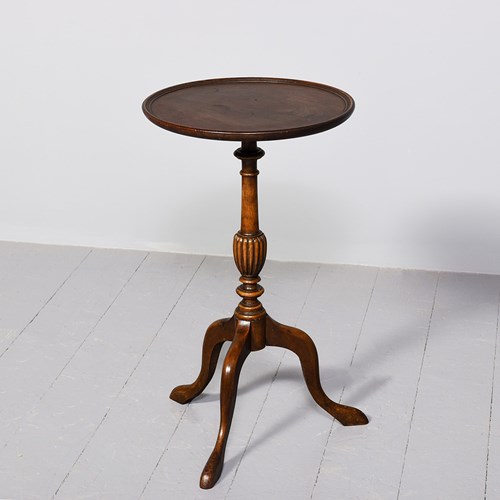 George 3Rd Style Mahogany Tripod Occasional Or Wine Table