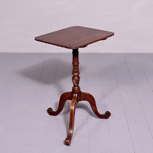 George III Mahogany Snaptop Table