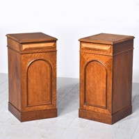 Pair of Victorian Mahogany Bedside Cabinets.