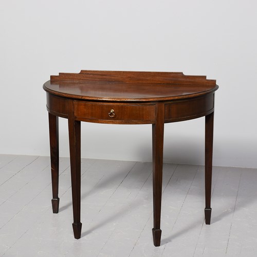 Georgian Style D Shaped Hall Table