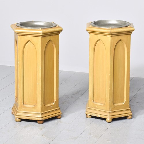 Pair Of Gothic Stands