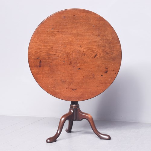 George III Circular Mahogany Snap Top Table