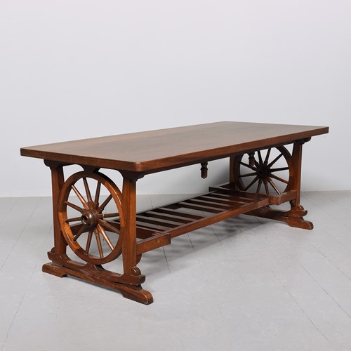 Large Stylish Mahogany Coffee Table