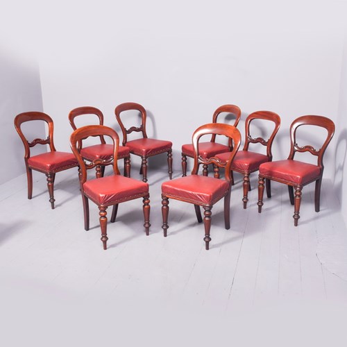 Set Of 8 Wylie & Lockhead Of Glasgow Dining Chairs