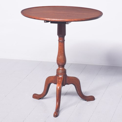 George III Mahogany Snap Top Table