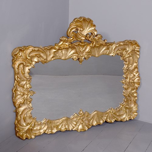 Quality William IV Gilded Over-Mantle Mirror