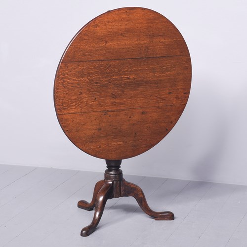 George III Oak Snaptop Table