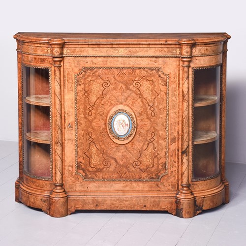 Exhibition Quality Marquetry Credenza